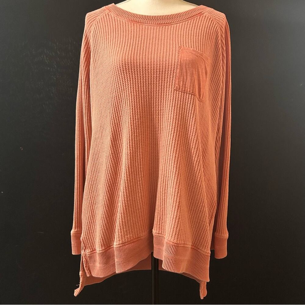 Soft Surroundings Autumn Waffle Tunic XL